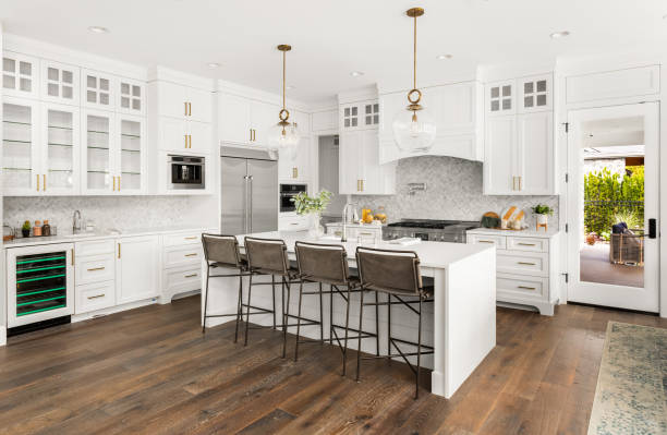 Tile pattern layout planning for backsplash in Edgewater